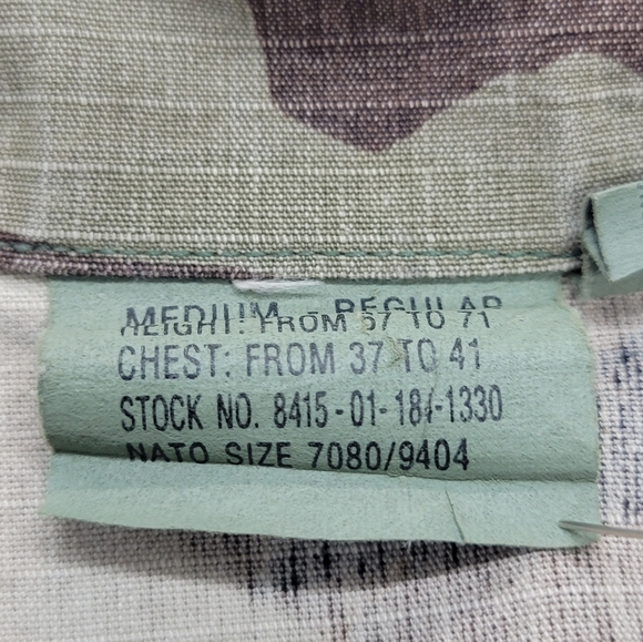 US Army Military Camo Vest Hippie Grunge Upcycled - Picture 12 of 13